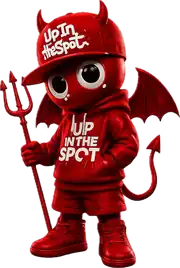 Up In The Spot red Spotty character